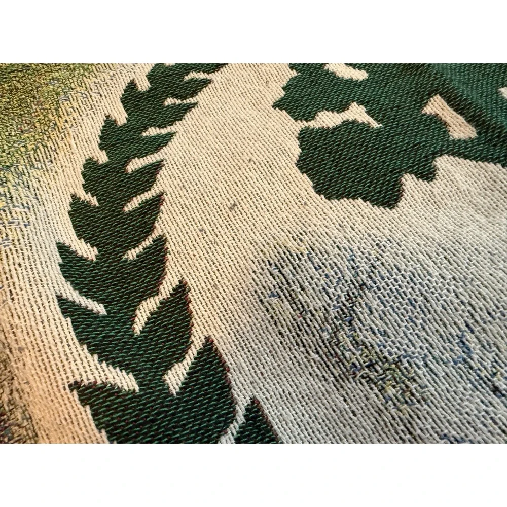 VTG Sunnyside Country Club Woven Golf Course Hole Throw Blanket 60